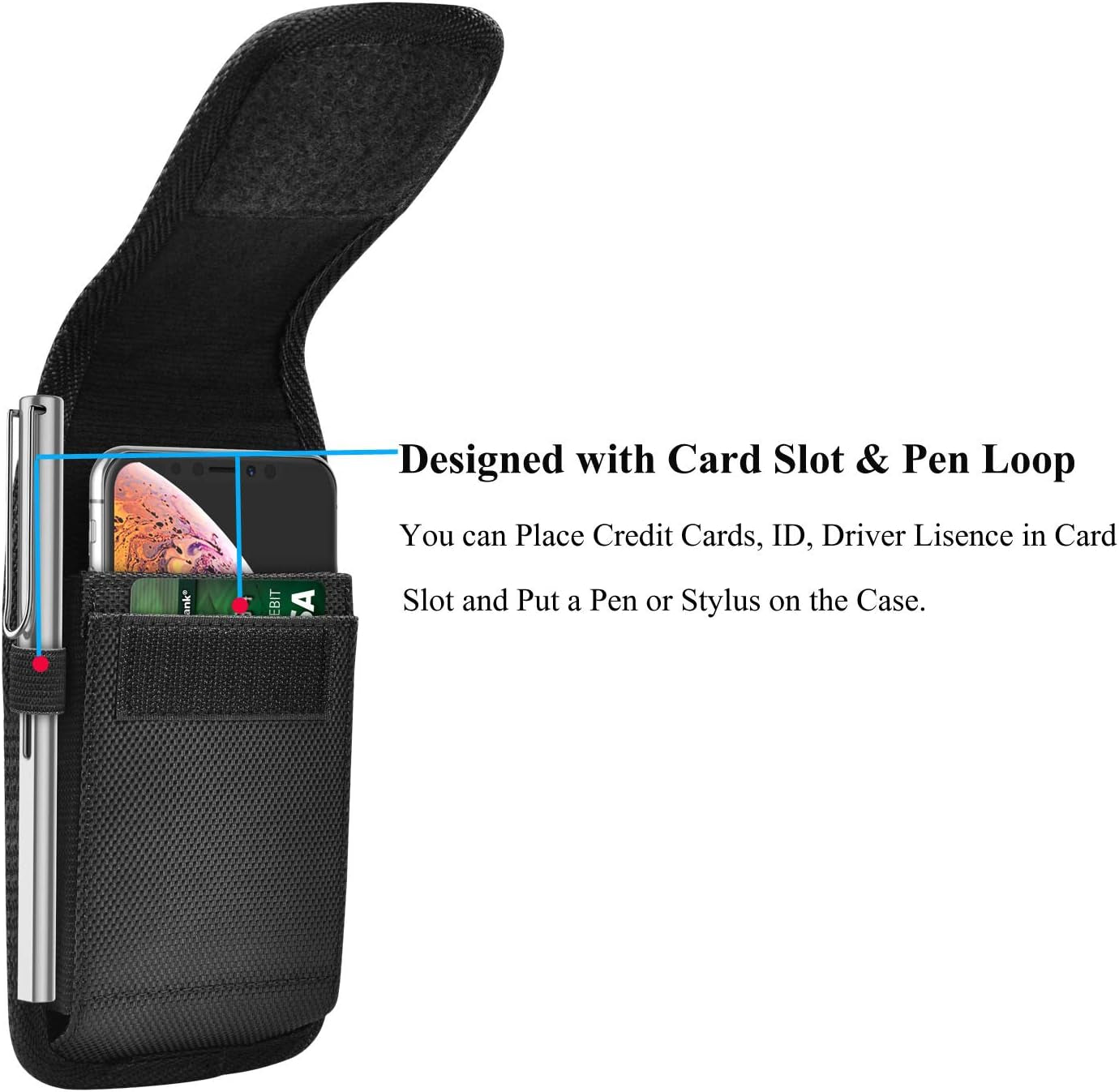 Cell Phone Holster for Iphone 13 14 Pro Max 12 11 XR 7 8 Samsung Galaxy S22 Ultra S21 S20 S10 S9 Note 20 10 A11 A21 A51 A71 A02S A12 A13 A32 A42 A52 Belt Clip Holster Phone Pouch Carrying Holder