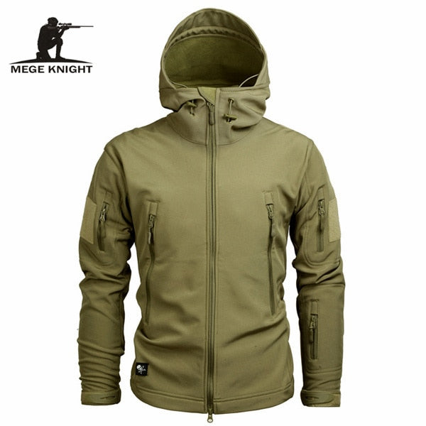 Autumn Men's Military Camouflage Fleece Jacket Army Tactical